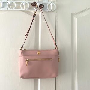 Anne Klein light pink crossbody bag